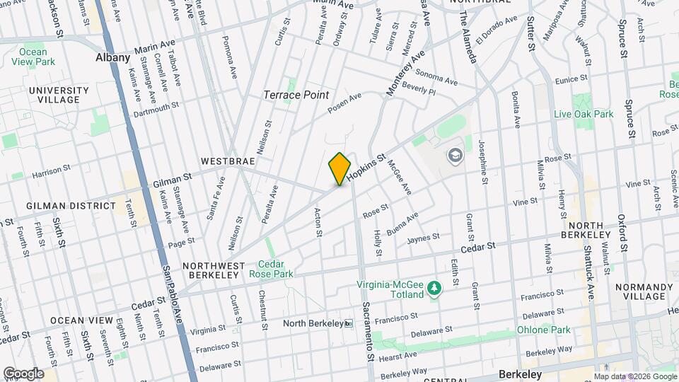 1456 Hopkins St Map and Location Details