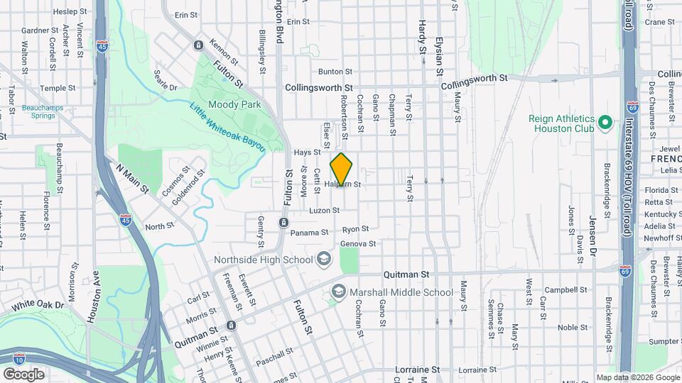 2827 Robertson St Map and Location Details