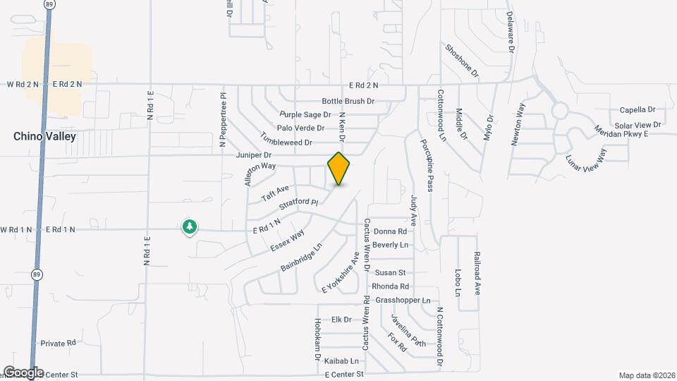 1673 Stratford Pl Map and Location Details