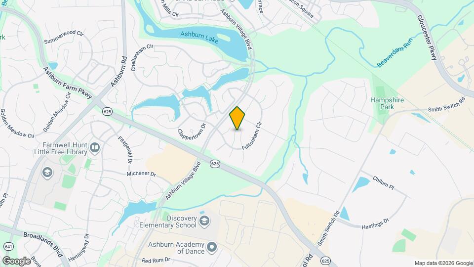 21381 Maidsville Ct Map and Location Details