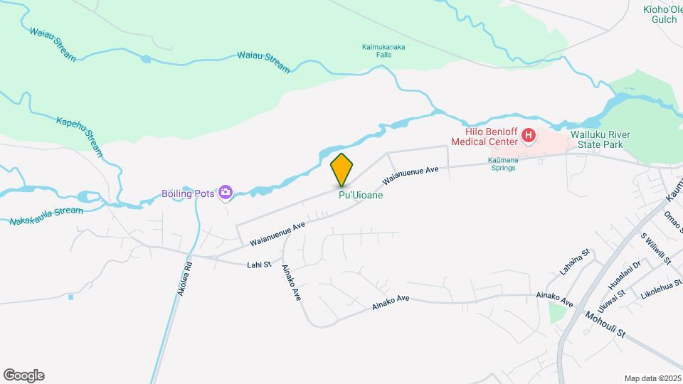 1547 Wailuku Dr Map and Location Details