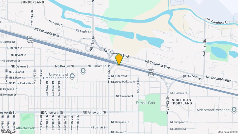 3485 NE Lombard Ct Map and Location Details