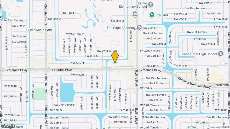 916 SW 24th St Map and Location Details