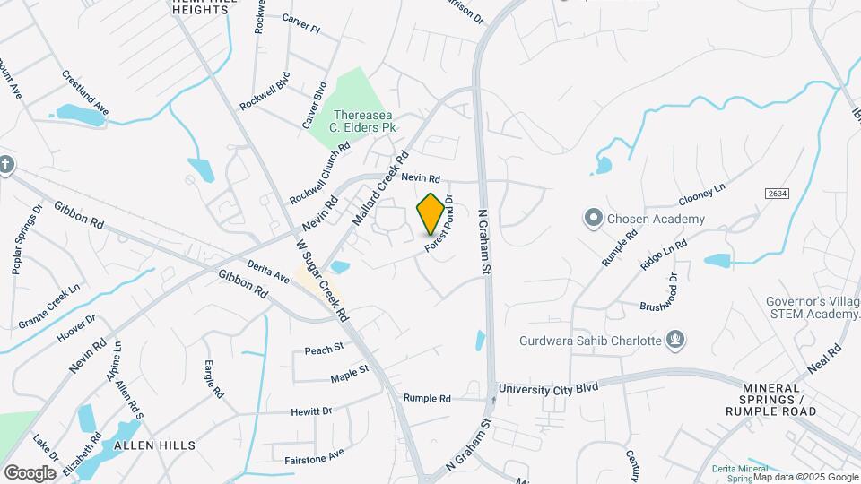 6209 Forest Pond Dr Map and Location Details