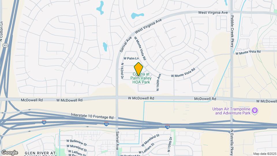 16158 W Coronado Rd Map and Location Details