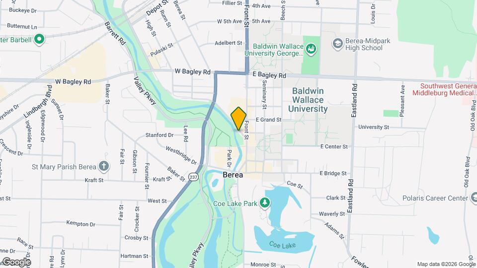 19 N Rocky River Dr, Unit 19 Map and Location Details