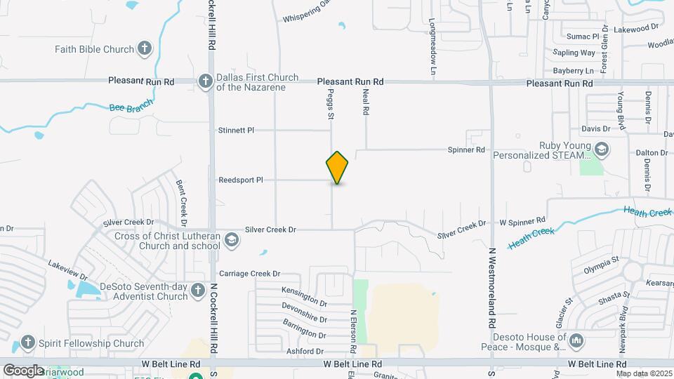 632 Peggs St Map and Location Details