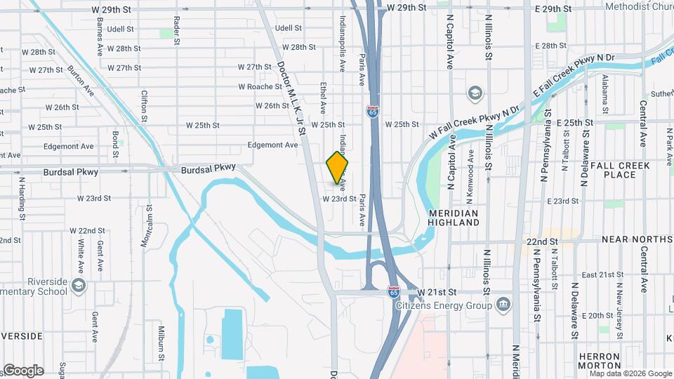 2316 Indianapolis Ave Map and Location Details