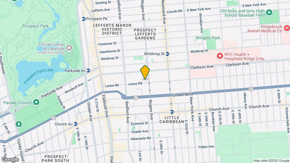 187 Lenox Rd Map and Location Details