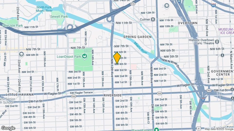 1140 NW 4th St Mapa y Detalles de la Ubicación