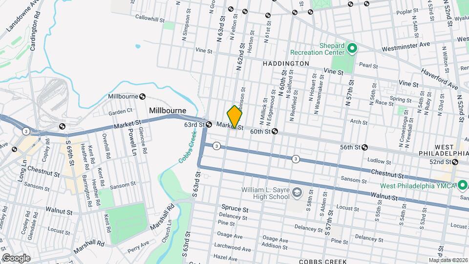 16 S Robinson St Mapa y Detalles de la Ubicación