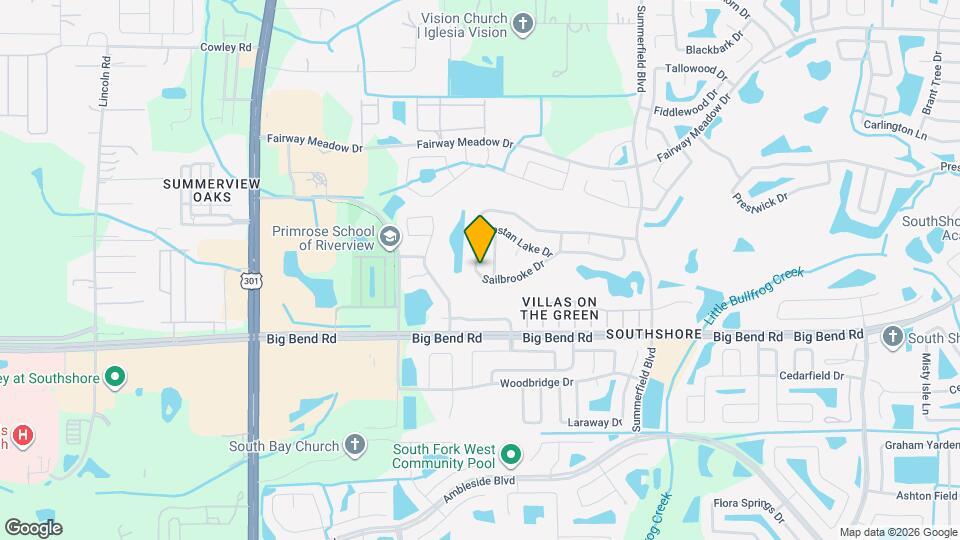 11013 Sailbrooke Dr Map and Location Details