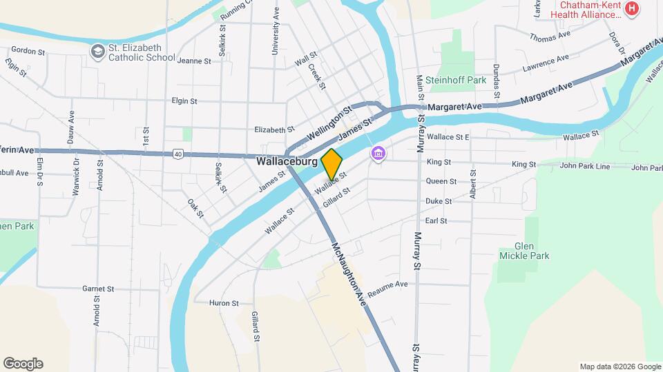 436 Wallace St Map and Location Details