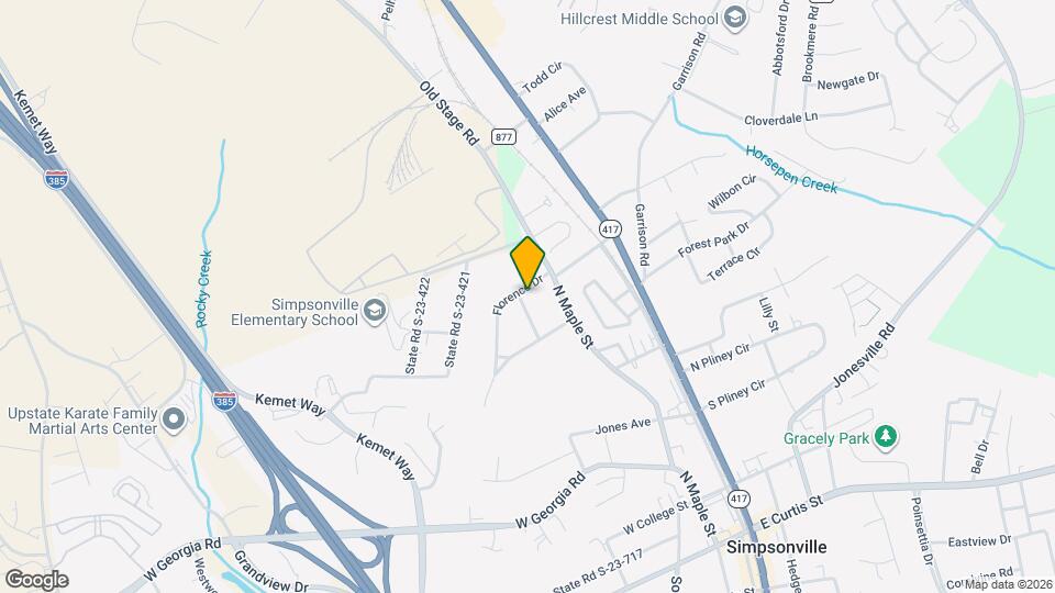 300 Florence Dr Map and Location Details