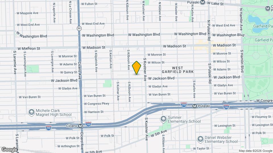 4432 W Jackson Blvd, Unit #3 Map and Location Details