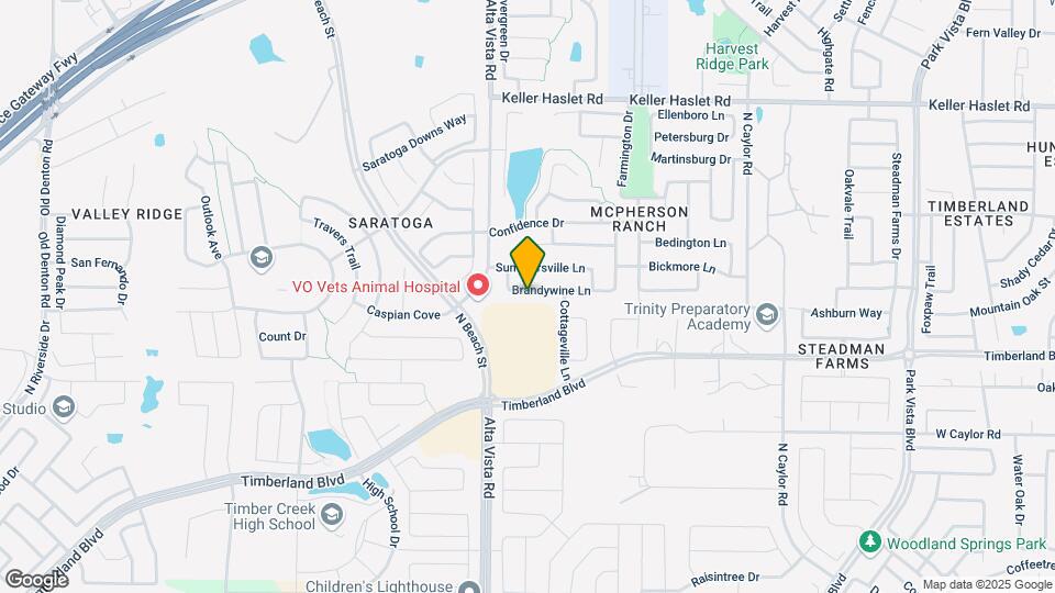 3740 Brandywine Ln Map and Location Details