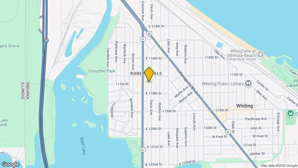 1726 Davis Ave Map and Location Details