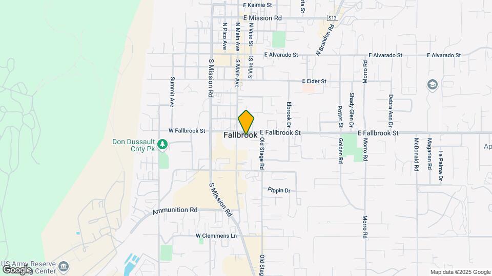 191 E Fallbrook St Map and Location Details