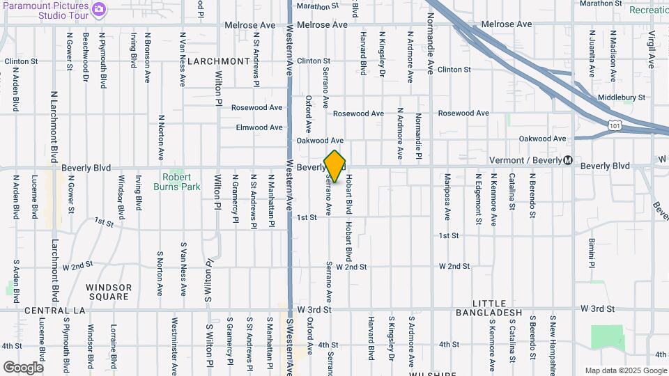 152 Serrano Ave Map and Location Details