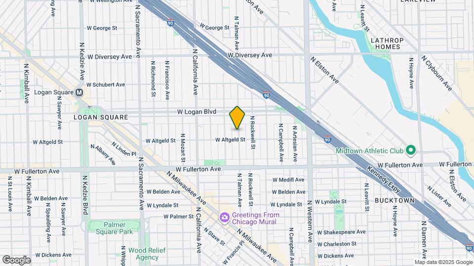 2528 N Talman Ave, Unit 2 Mapa y Detalles de la Ubicación