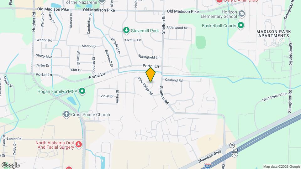 316 Pine Ridge Cir Map and Location Details