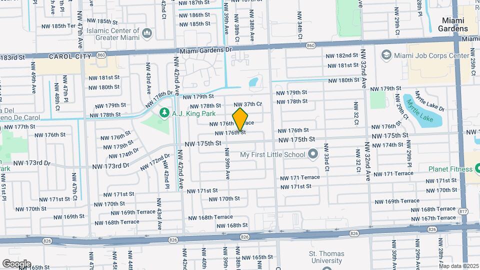 3840 NW 176th St Map and Location Details