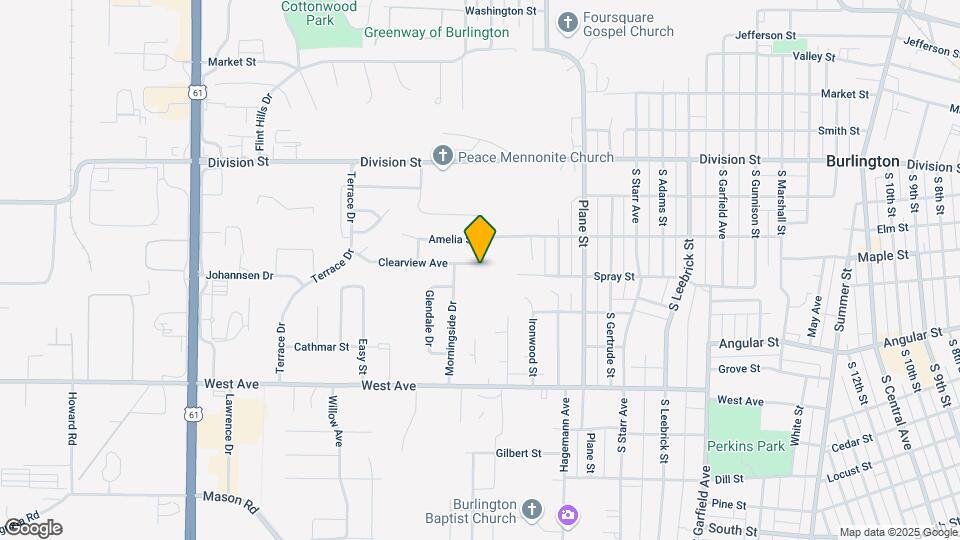 2501 Clearview Dr Map and Location Details