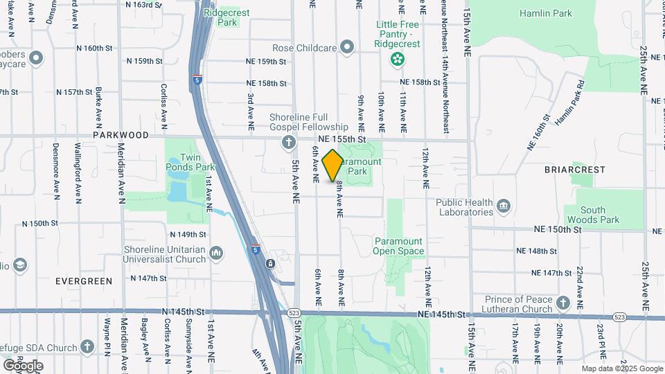 15215 8th Ave NE Map and Location Details