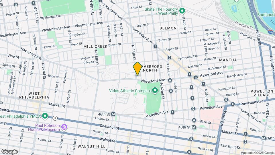 605 N 44th St Map and Location Details