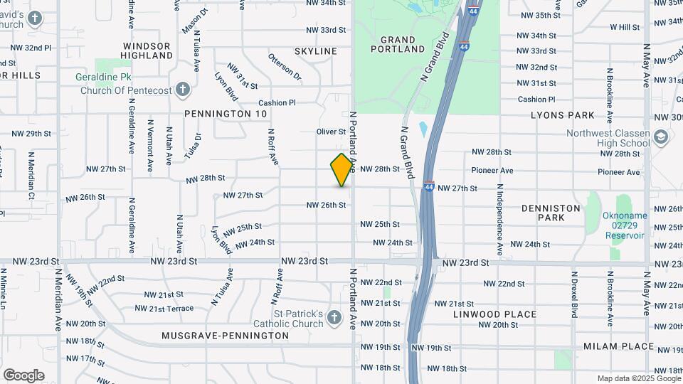 3712 NW 27th St Map and Location Details