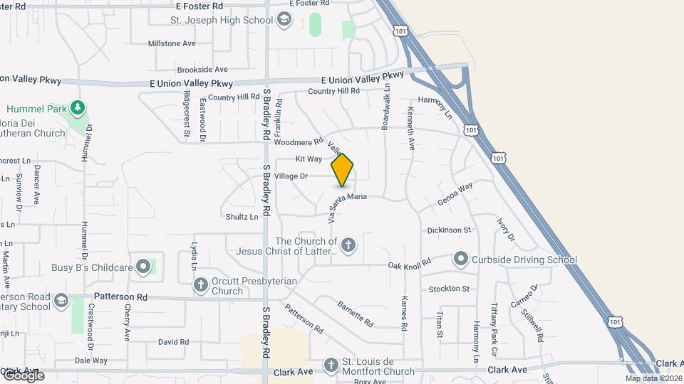 4445 Via Santa Maria Map and Location Details