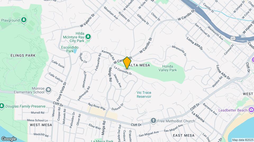 1746 La Coronilla Dr Map and Location Details