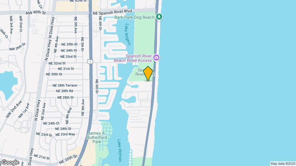 2871 N Ocean Blvd Map and Location Details