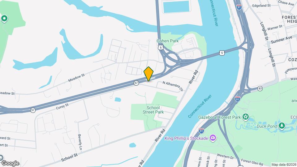 469 Corey St, Unit C Map and Location Details