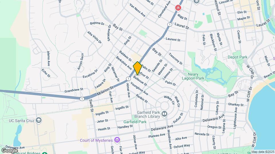 542 Bellevue St Map and Location Details