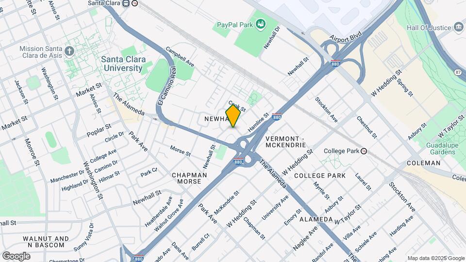 2068 Alameda Way Mapa y Detalles de la Ubicación