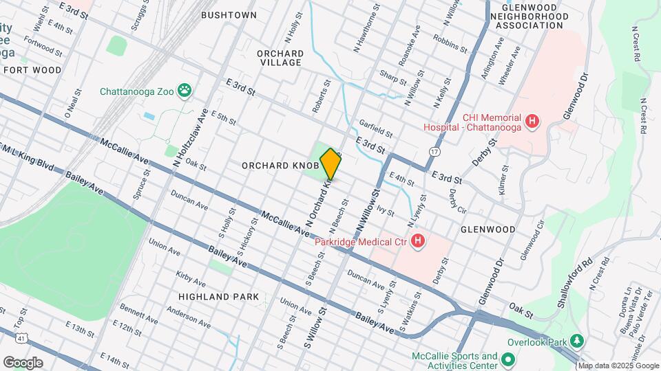 1905 Ivy St Map and Location Details