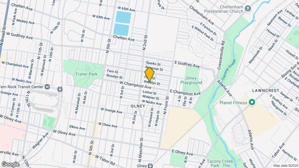 160 Roselyn St Map and Location Details