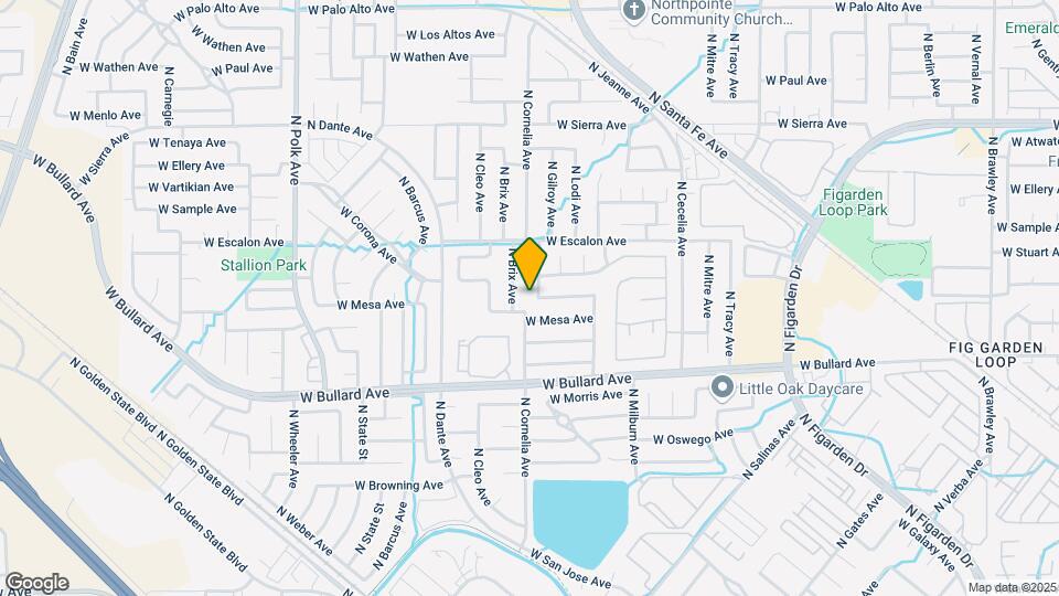 6163 N Cornelia Ave, Unit A Mapa y Detalles de la Ubicación