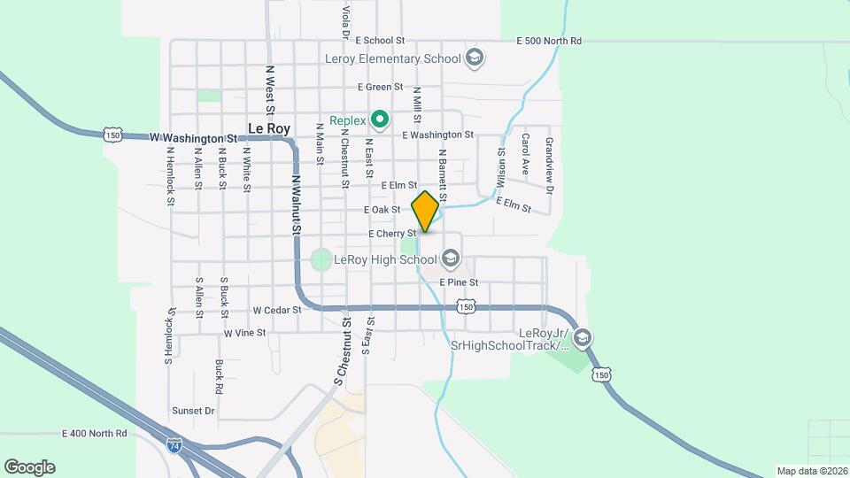501 E Cherry St Map and Location Details