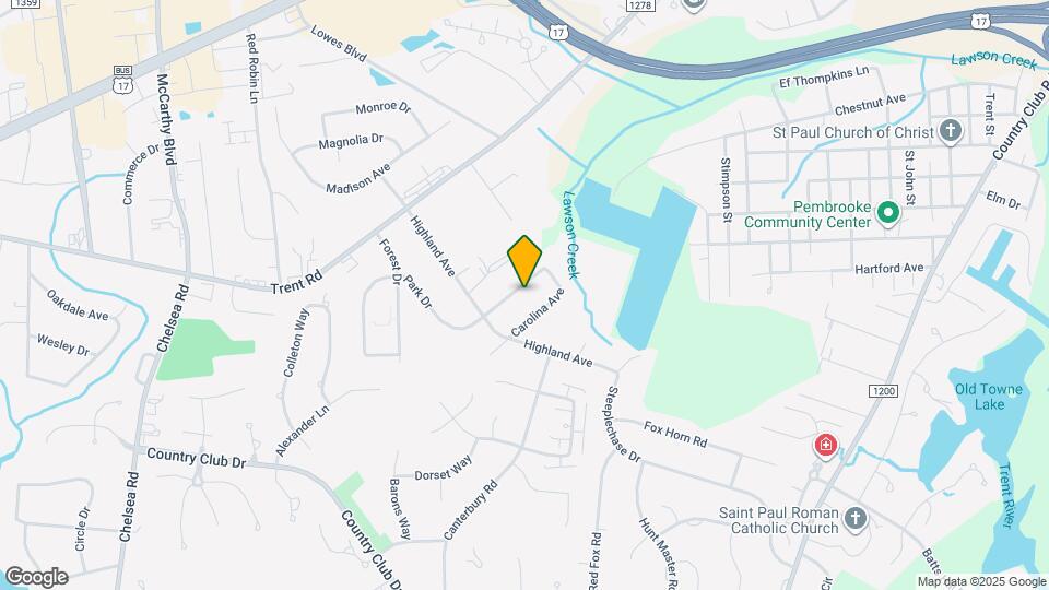 1009 Park Dr Map and Location Details