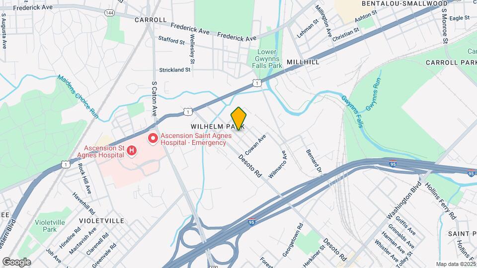 1047 Wilmington Ave Mapa y Detalles de la Ubicación