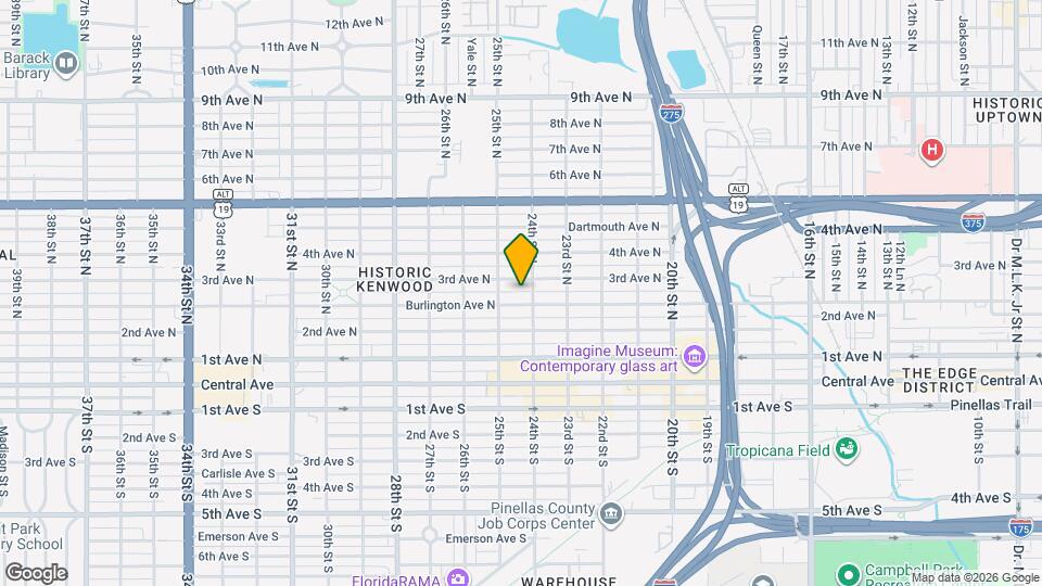2421 1/2 Burlington Ave N Mapa y Detalles de la Ubicación