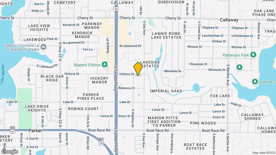 5820 Hickory St Map and Location Details