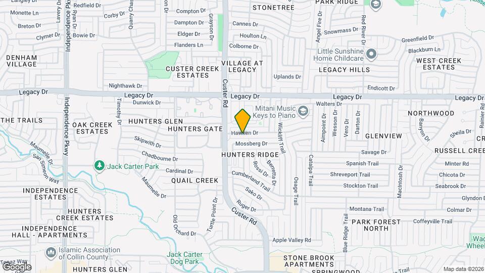 2056 Hawken Dr Map and Location Details