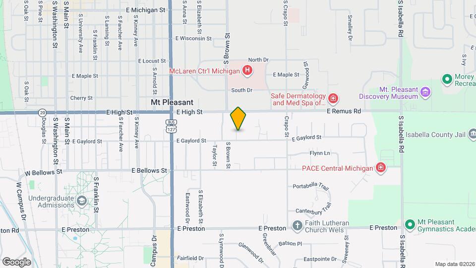 915 Mulberry Ln Map and Location Details