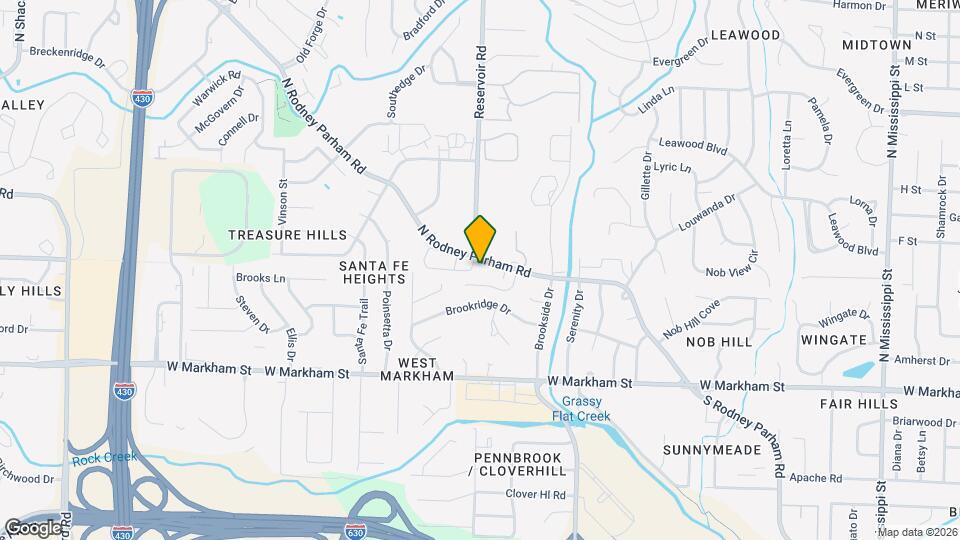 9107 N Rodney Parham Rd Map and Location Details