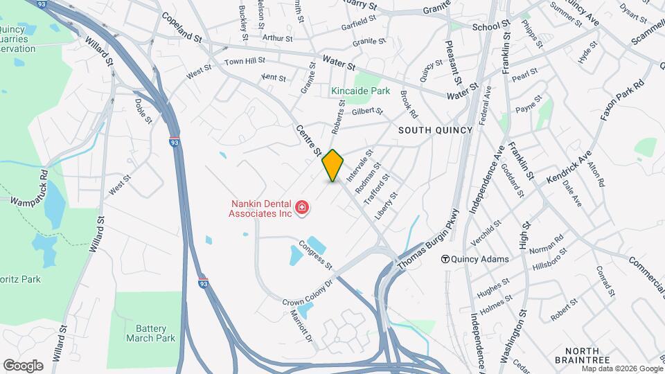 Avalon Quincy Adams Map and Location Details