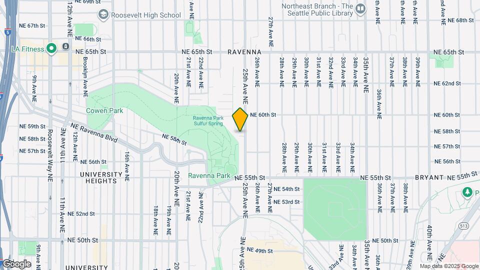 5733 25th Ave NE Map and Location Details