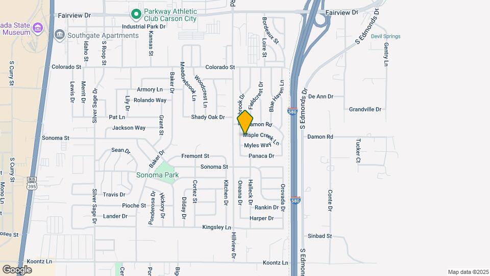 1617 Maple Creek Ln Map and Location Details
